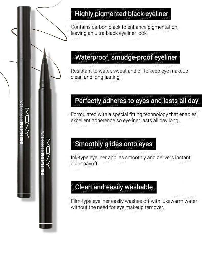 MACQUEEN - Waterproof Pen Eyeliner (Brown Black)