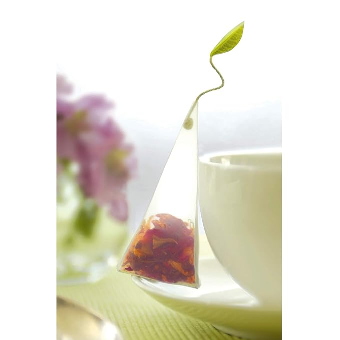 Tea Forte Tea Tasting Assortment Premium Petite Presentation Box Gift Set Sampler, 10 Count, 1 of Each Variety Individually Wrapped Handcrafted Pyramid Infuser Bags