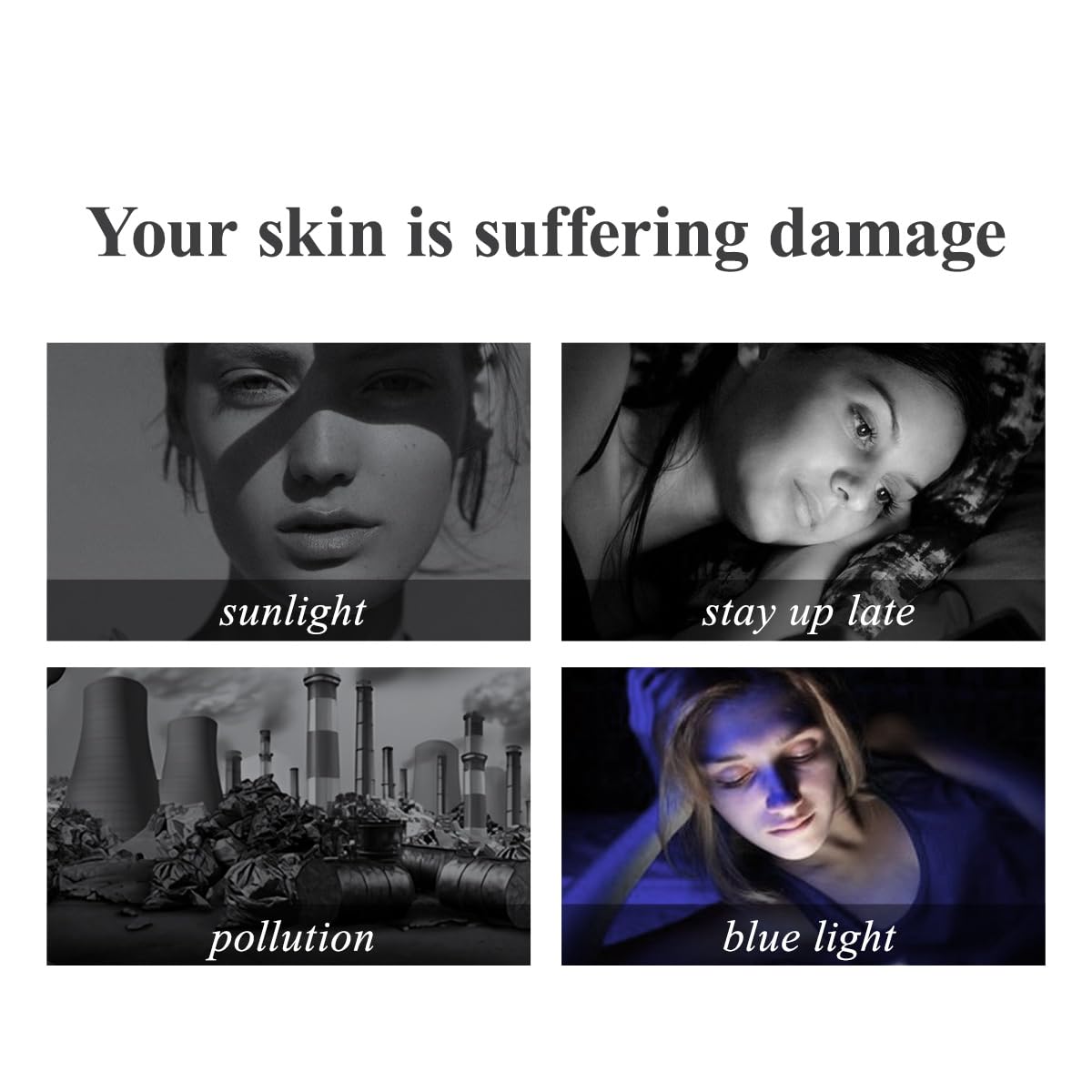 HKH Triple Vitamin C Dark Spots Correction Capsules Serum For Face,Camellia VE Anti-Aging Essence For Women Camellia Niacinamide serum For Women To Tighten Sagging Skin And Reduce Fine Lines