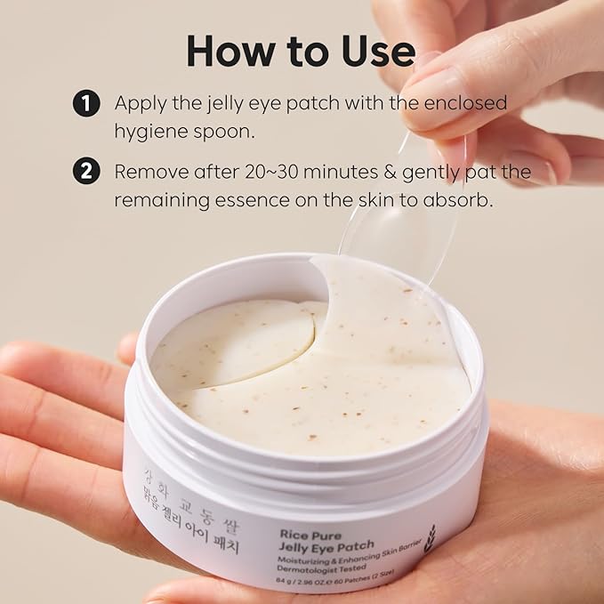 THANKYOU FARMER Rice Pure Jelly Eye Patch 60 Patches