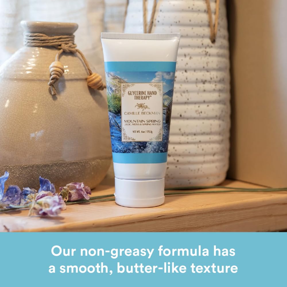 Camille Beckman Glycerine Hand Therapy Cream,Mountain Spring Scent, 1.35 Ounce