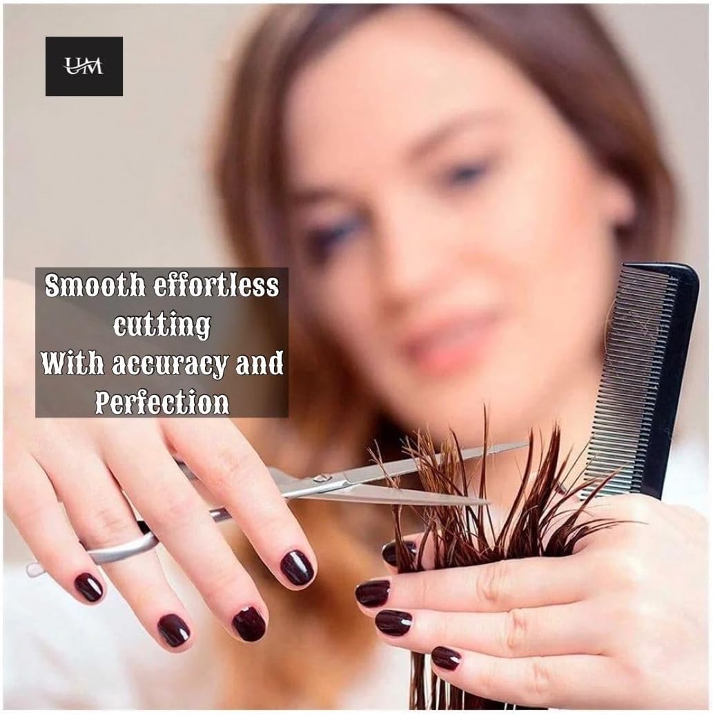 UM Supplies Scissors 7.5 | Premium Barber Shears For Hair Cutting | Multiple Purpose Cutting Scissors | Haircut Scissors For Salon I Women | Mens | kids I Pets