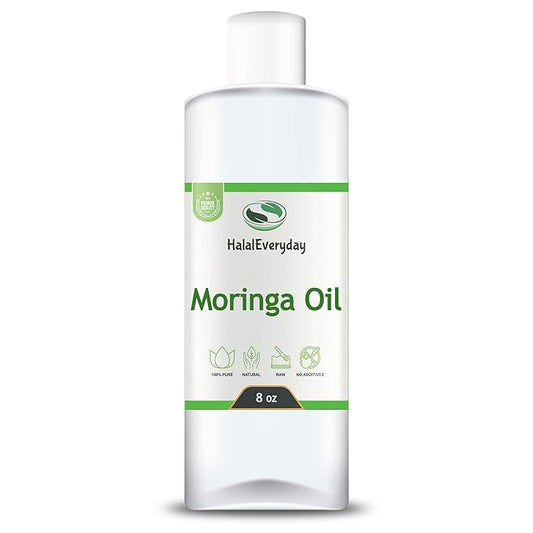 Moringa Oil - 100% Pure Natural Unrefined Virgin Organic | Cosmetic & Food Grade | For Skin, Body, Hair & Face (8 oz.)