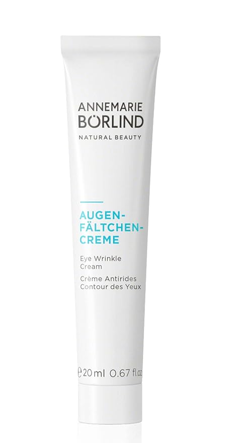 ANNEMARIE BÖRLIND – Eye Wrinkle Cream – Natural Vitamin C + E Anti Aging Eye Cream for Smoothed, Brighter, and Plump Skin With New Elasticity – 0.67 Oz