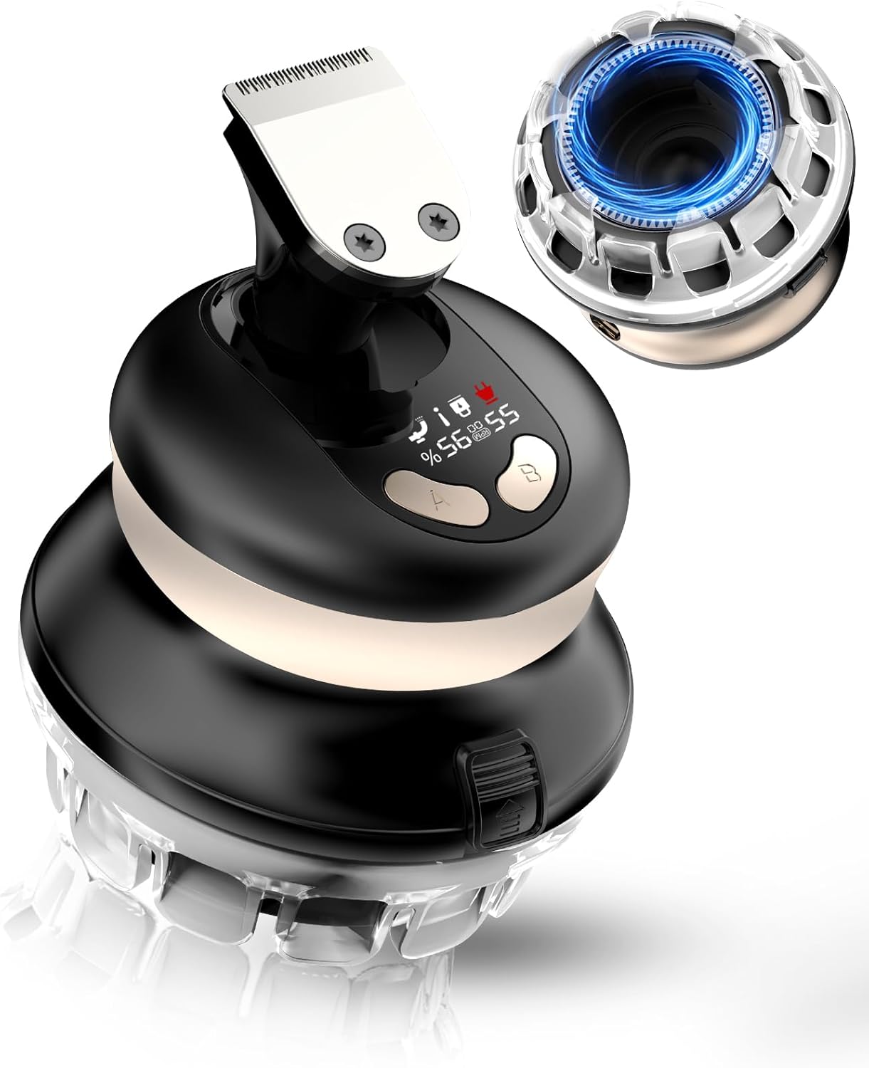 Self Haircut Kit for Men Set Cordless Electric Short Hair Trimmer Grooming Kit for Mens Professional, Waterproof Personal Trimmers Hair Clippers for Man(Black1)