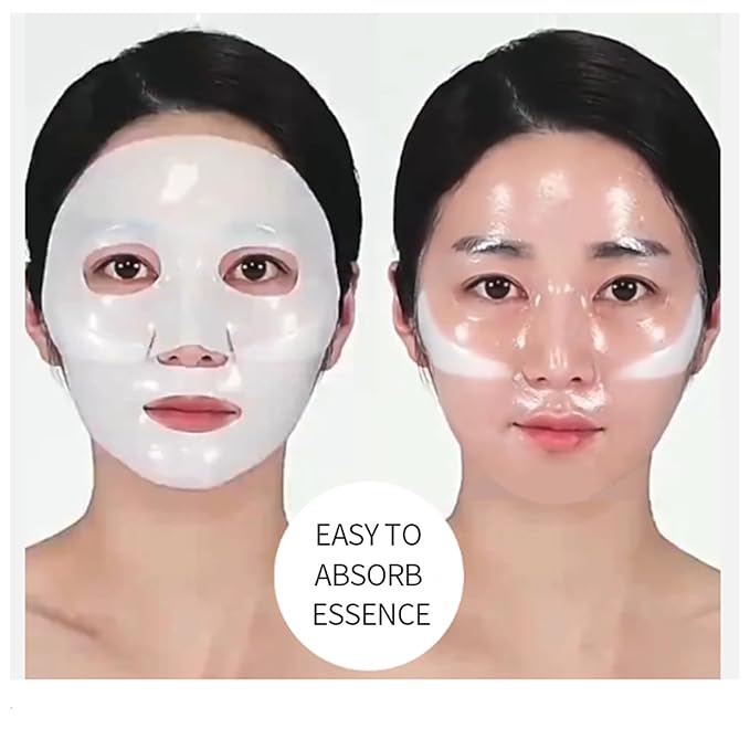 Deep Collagen Anti Wrinkle Lifting Face Mask - Collagen Overnight Face Mask, Bio-Collagen Real Deep Mask, Hydrating Overnight Collagen Face Mask for Lifting, Firming and Moisturizing (5pcs/1 Box)