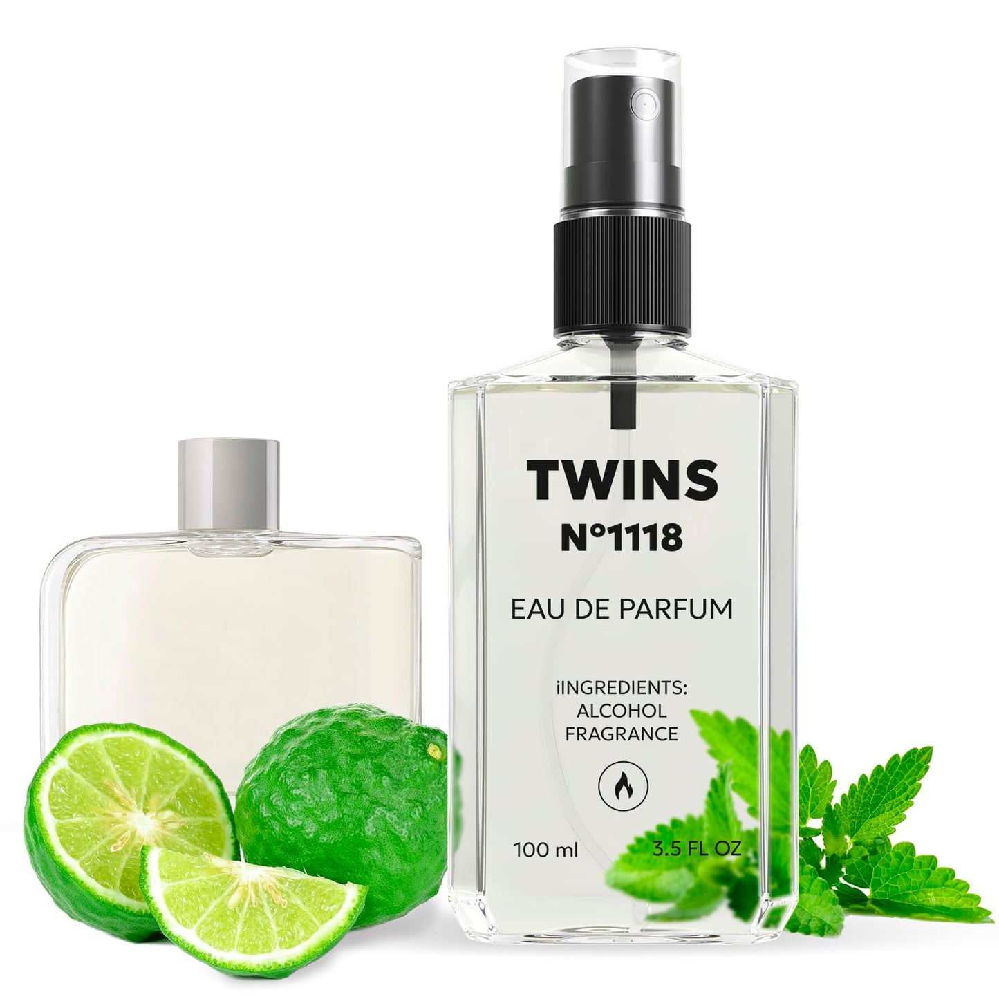 TWINS Impression of Esse. | Perfume for Men Eau de Parfum | No.1118 | 3.4 Fl Oz / 100 ml