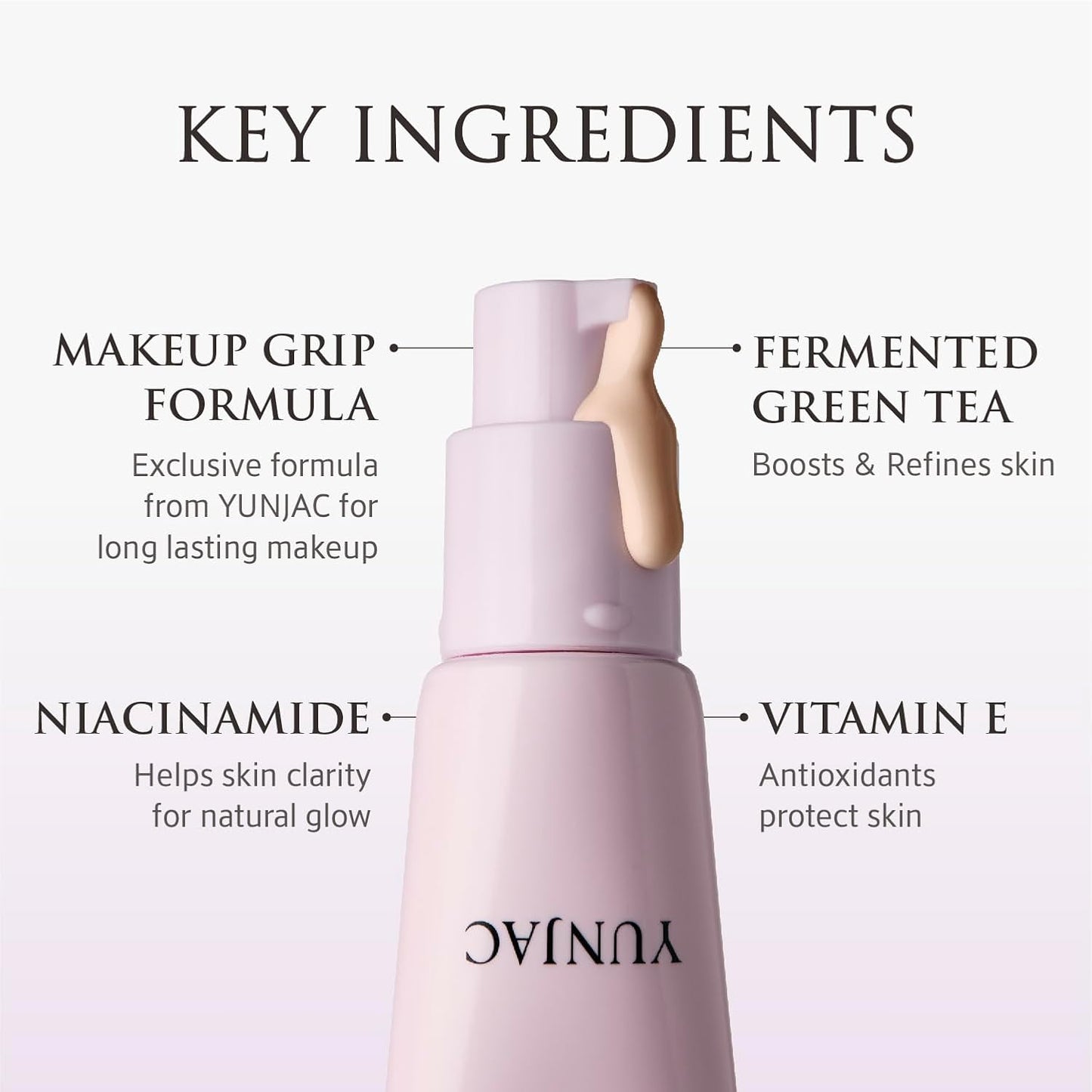 Skin Perfecting Glow Prep Base (1.01 fl oz) – Lightweight Primer with Niacinamide, Vitamin E & Fermented Green Tea, Silicone-Free Formula for Smooth, Radiant, and Long-Lasting Skin Finish