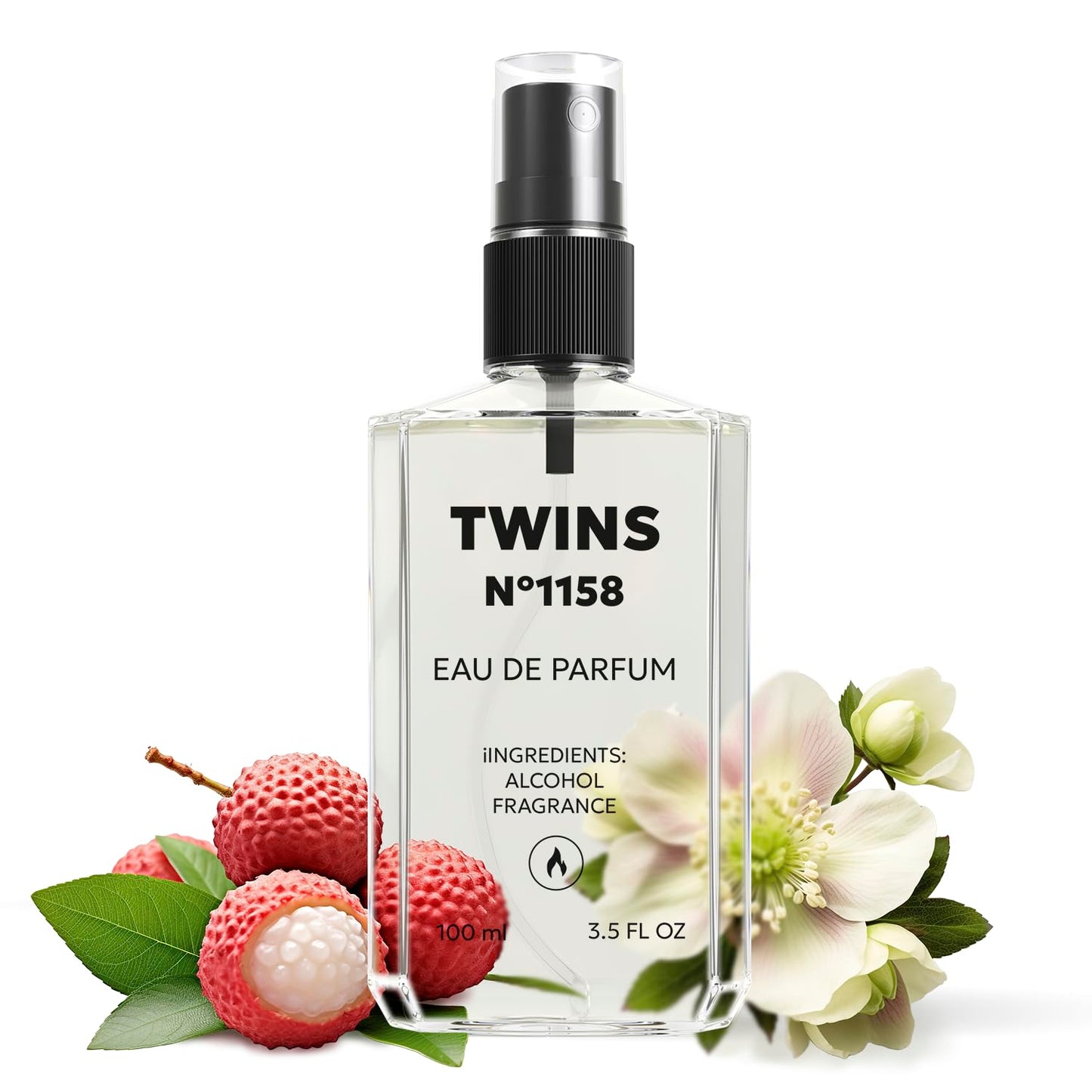 TWINS No.1158 | Unisex Perfume for Women and Men Eau de Parfum | 3.4 Fl Oz / 100 ml