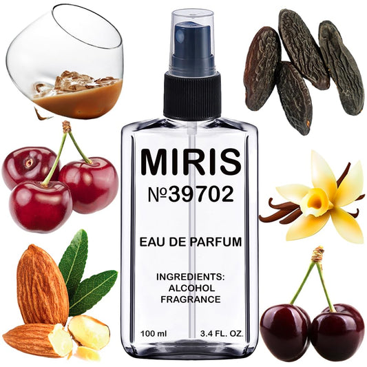 MIRIS No. 39702, Inspired by Lost Cherry, Long-Lasting Unisex Eau de Parfum for Women & Men, Spray 3.4 Fl Oz / 100 ml