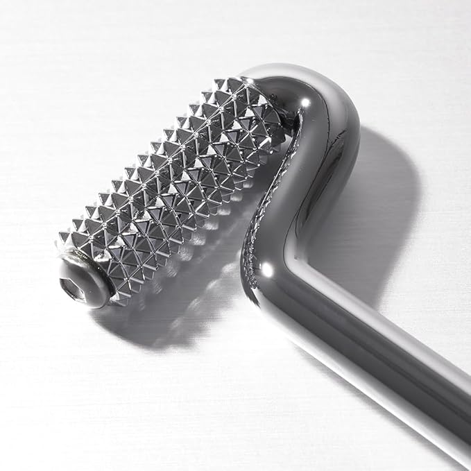 WELLDERMA Face Lifting Roller l Stainless Steel Face Roller - Face and Eye Roller, Metal Face Roller to Help Reduce Puffiness, Cooling Stainless Steel Facial Roller Massager