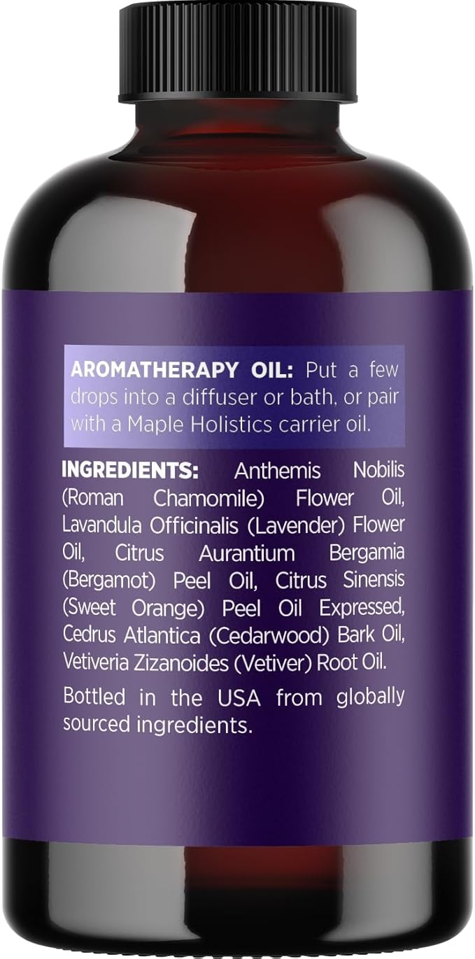 Sleep Essential Oil Blend for Diffuser - Snooze Blend Essential Oil for Sleep with Lavender Roman Chamomile Cedarwood and More - Sleep Aromatherapy Oil Blend for Peaceful Nighttime Relaxation