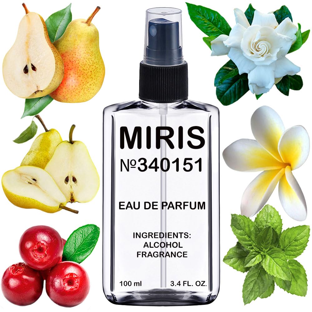 MIRIS No. 340151, Inspired by Flo Gorgeous Gardenia, Long-Lasting Eau de Parfum for Women, Spray 3.4 Fl Oz / 100 ml