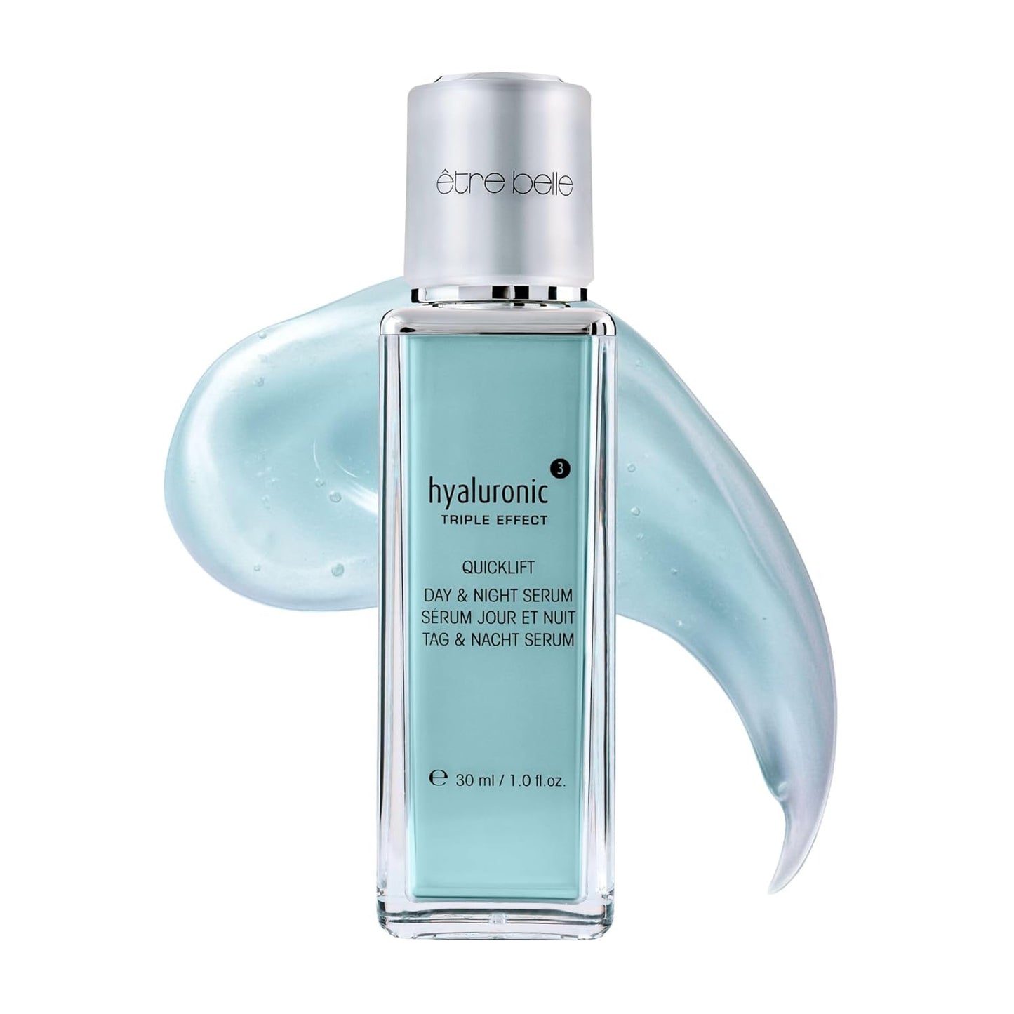 êb être belle Quicklift Day & Night Serum with Hyaluronic Acid 3D, Skin Care for Women, Lightweight Hydrating & Moisturizing Serum, Made with Hyaluronic Acid for All Skin Types, 30 mL