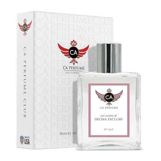 CA Perfume Impression of Delina Exclusif For Women Replica Fragrance Dupes Eau de Parfum Spray Bottle 3.4 Fl Oz/100ml-X1
