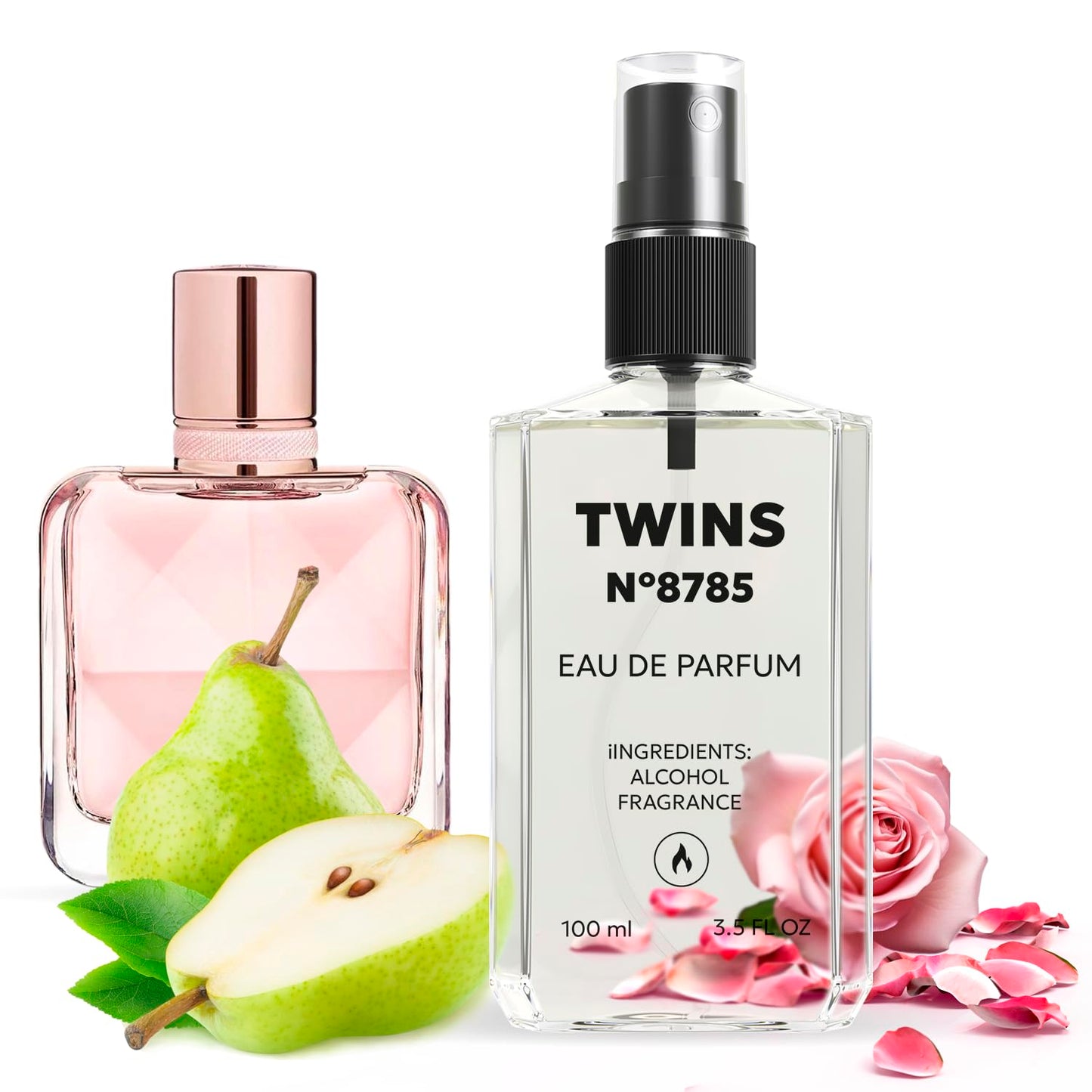 TWINS Impression of Irresistible 2020 | Perfume for Women Eau de Parfum | No.8785 | 3.4 Fl Oz / 100 ml