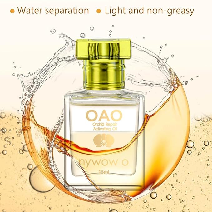 Orchid Hydration Facial Oil, Lightweight Botanical Face Oil for Deep Moisture & Radiance, Plant-Derived, for Dry & Sensitive Skin, 0.51oz