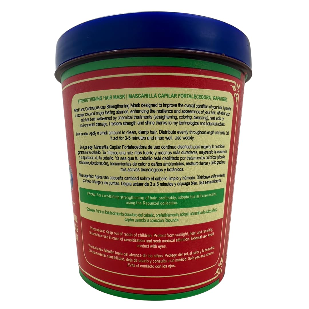 Lola From Rio - Rapunzel Mask - Strengthening Hair Mask, Restores Shine, For All Hair Types, 15.87 Fl Oz