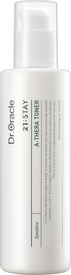 A-Thera Toner Facial Moisturizer Face Serum Korean Skincare Toner for Sensitive Skin, (4.05fl.oz.fl.), Dermatologist Tested, 21;Stay by DR.ORACLE