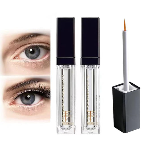 2-Pack 2 In 1 Lash Eyelash Growth Serum - Nourishing Formula for Curled, Dense & Resilient Lashes, Strengthening Treatment