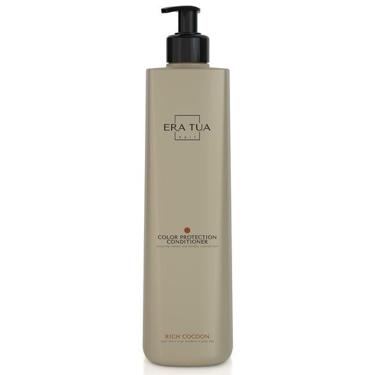 Rich Cocoon Color Protection Conditioner | Dutch Made & Formulated for Premium Color Safe for Color-Treated Hair | Cozy Scent of Warm Wood, White Amber & Jasmine 750 ML