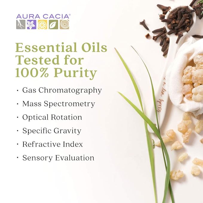 Aura Cacia 100% Pure Lavender Essential Oil, 0.5 fl. oz, Calm Relaxing Aroma, Therapeutic Grade, Ethically Sourced Lavender