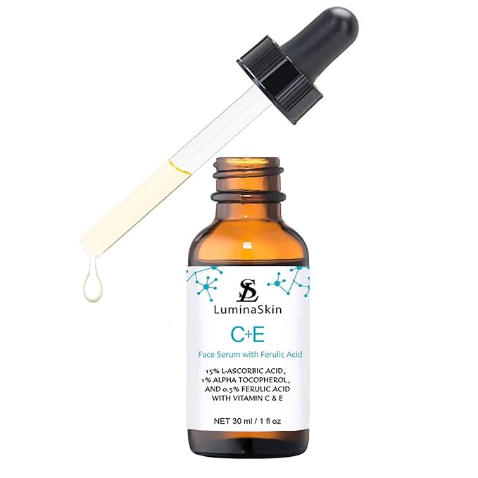 Vitamin C Face Serum Vitamin CE Serum with Ferulic Acid for Women Vitamin E and Ferulic Serum Skin Care - Vitamin C Serum for Face - Dark Spot Corrector, Anti Aging Face Care 1 Oz
