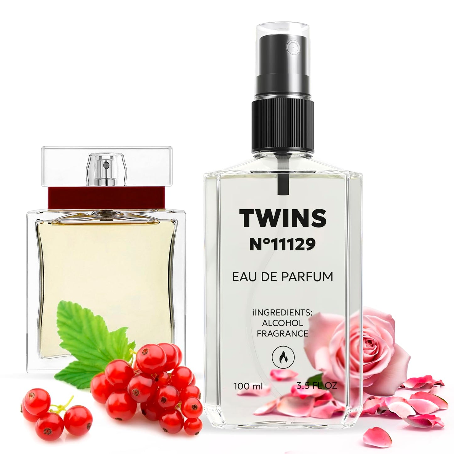 TWINS Impression of Essential | Perfume for Women Eau de Parfum | No.11129 | 3.4 Fl Oz / 100 ml