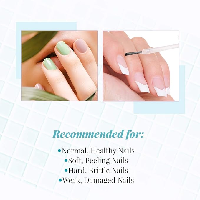 Nail Tek Quicken Quick Dry Top Coat Nail Polish for All Nails Types, 0.5 oz, 2 Pack