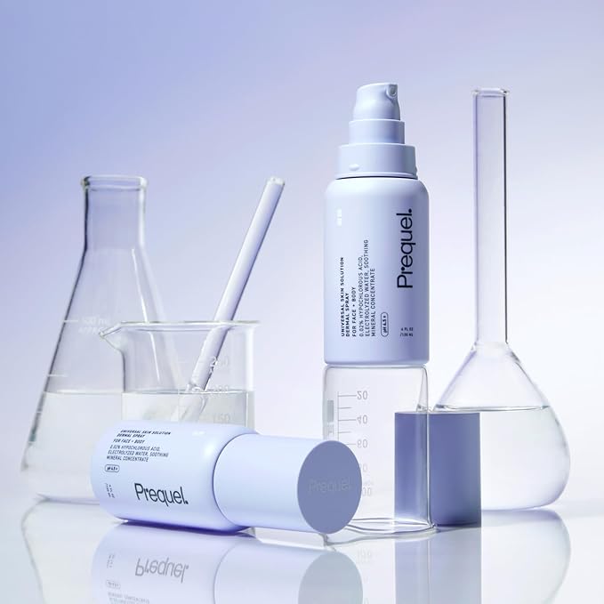 Skin Universal Skin Solution Hypochlorous Acid Spray for Face and Body. HOCL Facial Cleanser and Dermal Spray with Electrolyzed Water and Mineral Complex. pH-Stabilized Skin Care. 4oz