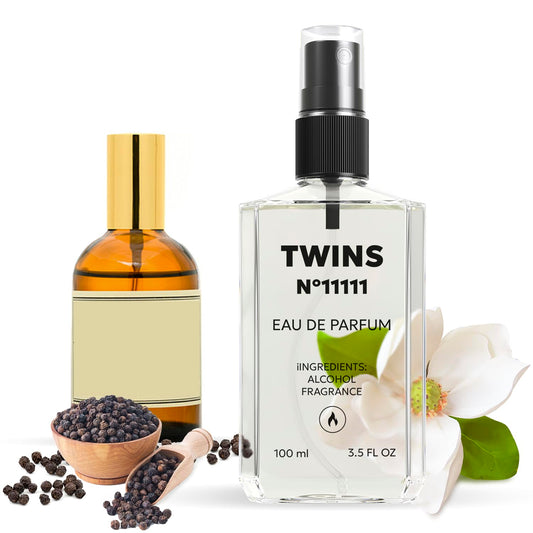 TWINS Impression of Black Pep | Unisex Perfume for Women and Men Eau de Parfum | No.11111 | 3.4 Fl Oz / 100 ml
