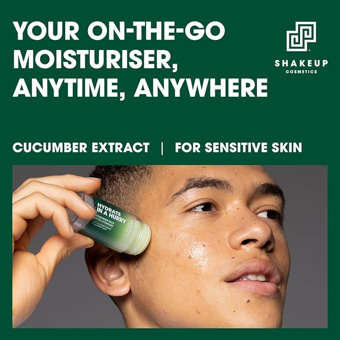 Mens 4-Piece Skin Kit for Clearer Skin, Targets Blemishes, Vegan Formula with Daily Face Wash, Clarifying Toner, Purifying Mask & Moisturiser Stick. Aka. SHAKEUP CLEAR SKIN KIT