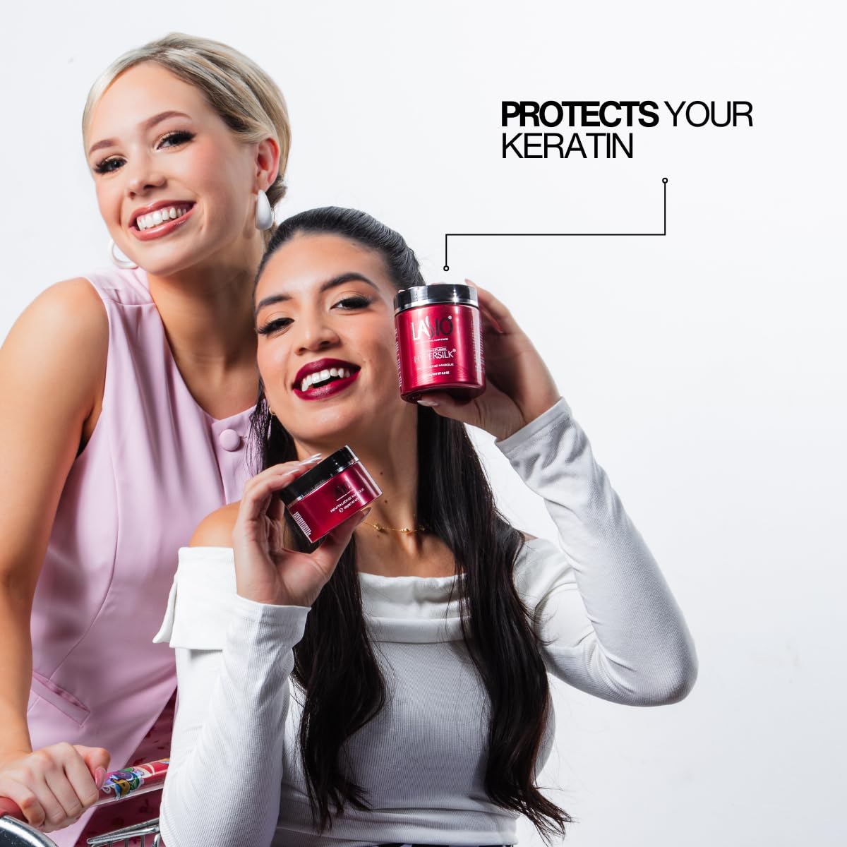 Lasio Hypersilk Revitalizing Hair Masque – Deep Conditioning & Hair Repair with Cocamide Oil & Keratin – Enhances Keratin Treatment Longevity – For Dry, Damaged & Color-Treated Hair – 4.43 oz