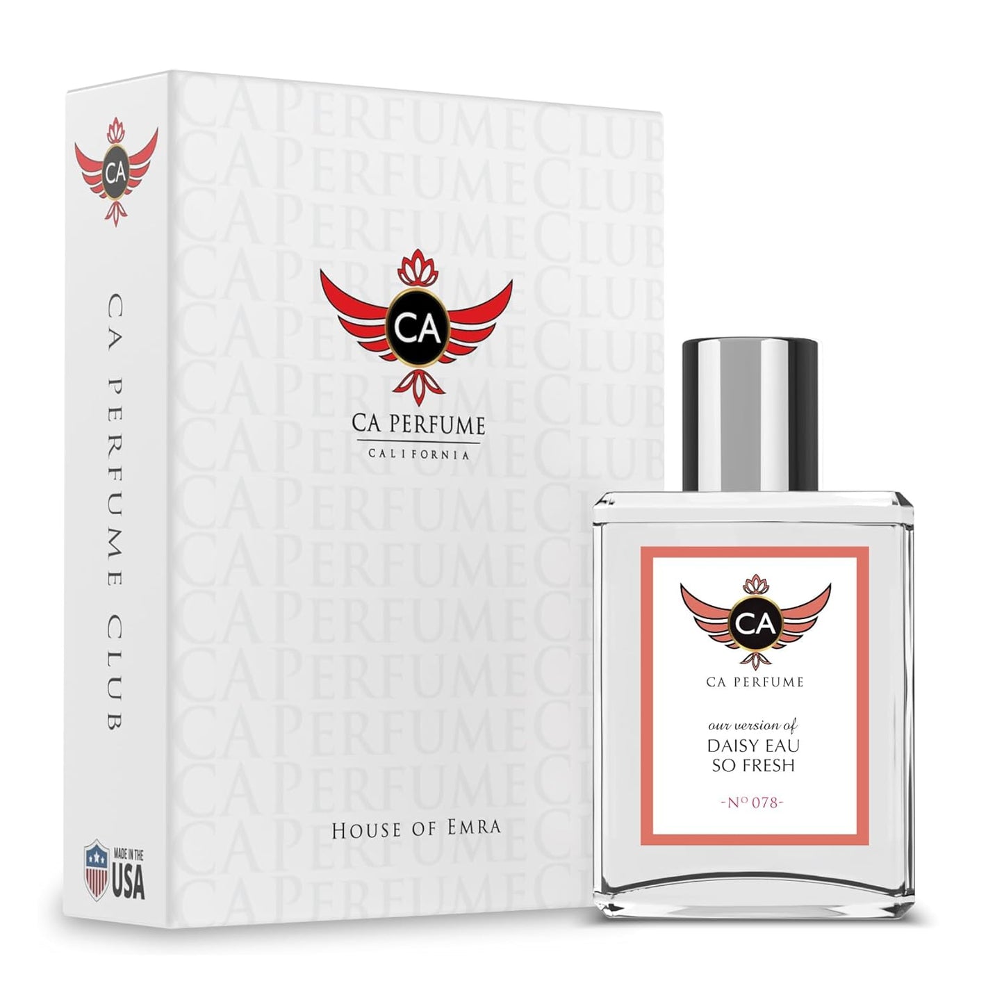 CA Perfume Impression of Daisy Eau So Fresh for Women Floral Fruity Fragrance Long Lasting Perfumes for Women Eau De Parfum 1.7 Fl Oz 50ml