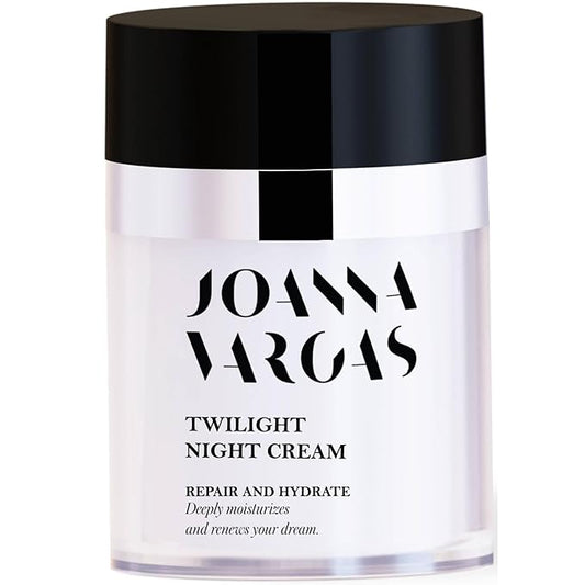Joanna Vargas Twilight Night Cream Face Moisturizer for Women - Anti Aging Face Cream with Epidermal Growth Factors - Face & Neck Tightening Cream for Aging Skin - Plumping Night Cream with Botanicals