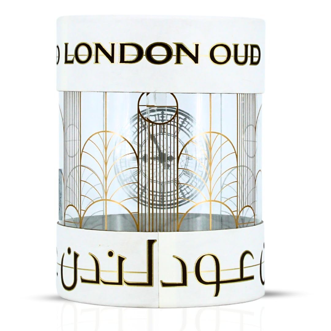 Ard al Zaafaran London Oud Eau De Parfum Spray 100ml (3.4 oz) Long Lasting Arabian Perfumes For Women, Signature Ladies Perfume with Vanilla, Iris, Cinnamon & Oud Notes - Exotic & Refined Fragrance