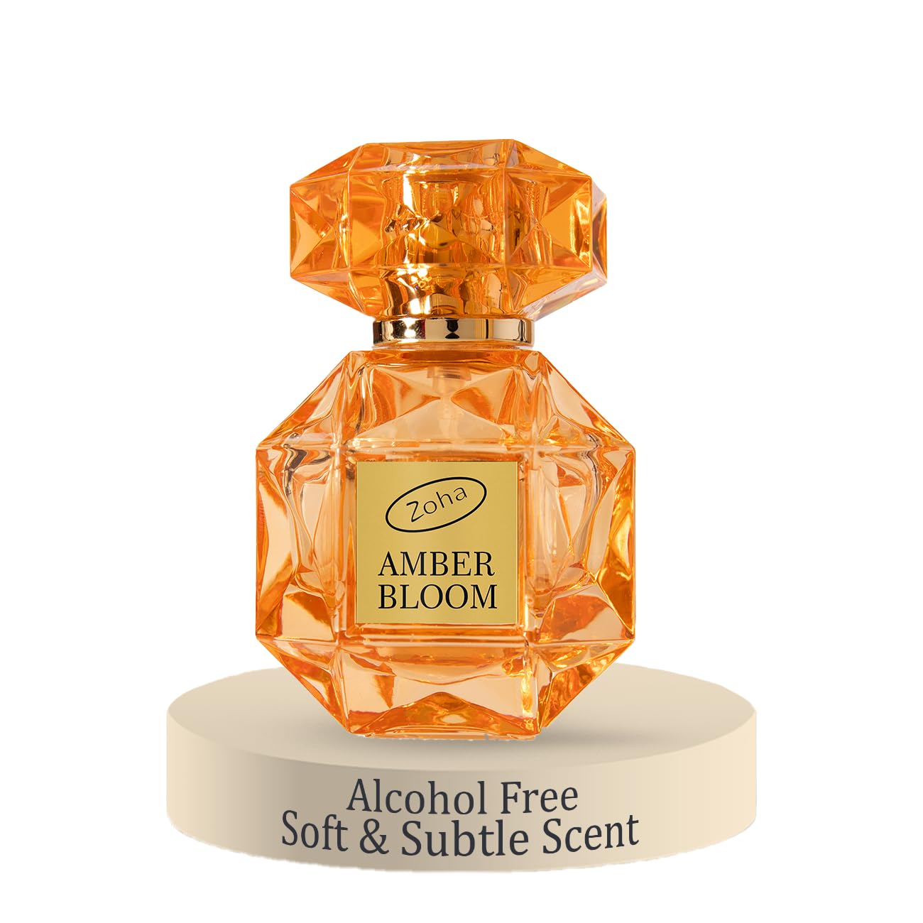 Zoha Amber Bloom - Amber Perfume for Women and Men, Alcohol Free Fragrance Oil Mist, Natural Clean Travel Size Parfum, 30ml Spray