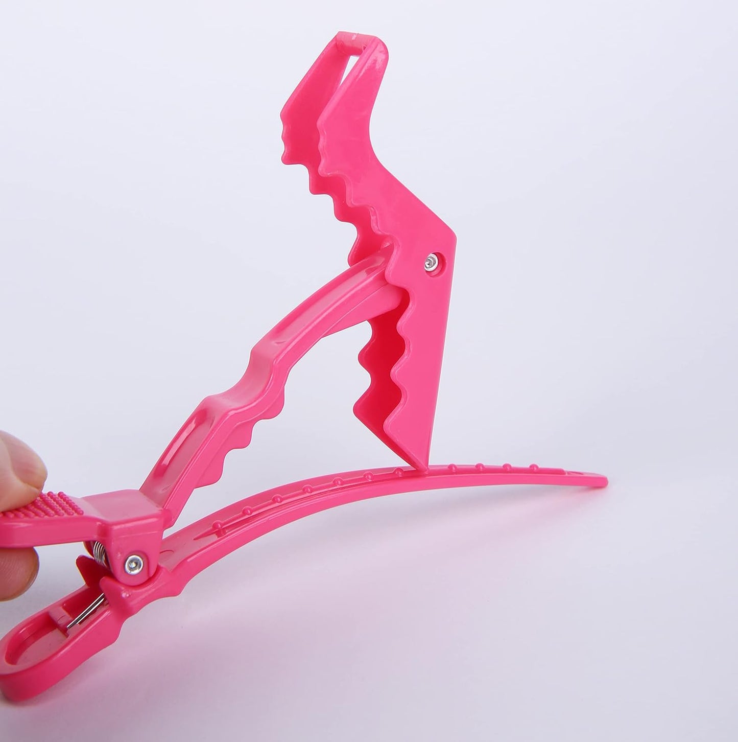 HH&LL Hair Clips for Women – Wide Teeth & Double-Hinged Design – Alligator Styling Sectioning Clips of Professional Hair Salon Quality - 10Pack (Mixed Candy)