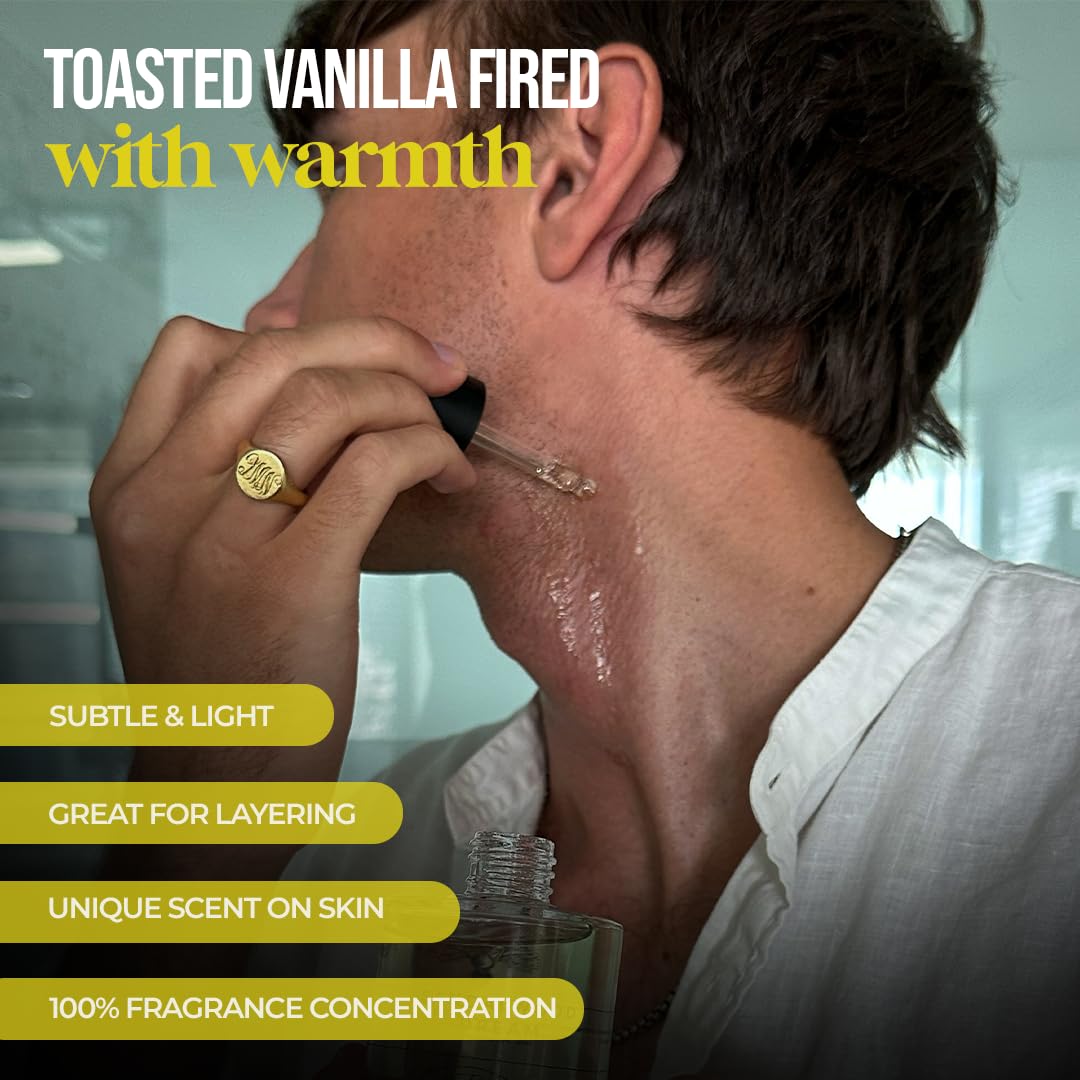 Eternal Perfume Oil Vanilla Campfire Perfume Oil Inspired by Armani Xtronger | Long Lasting Designer Perfumes for Men 50ml with 30ml - Concentrated perfume oil Alcohol-Free Natural Perfume (Pack of 2)