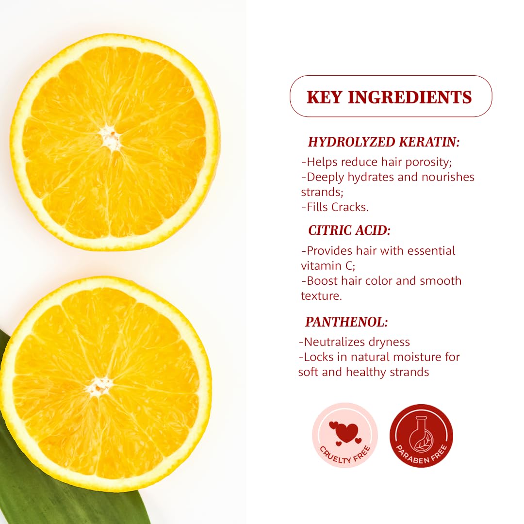 Expert Hair Red Hair Mask (17.63 Fl Oz) - Color Depositing Mask, Nourish and Fix the Color - Toner, Conditioner for Vibrant Hair