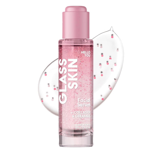Hello You Collagen Face Serum with Ceramide - Dermatologist Tested, Anti-Aging, Korean Skin Care - Hydrates, Improves Skin Barrier, Promotes Glass Skin, Reduces Fine Lines & Wrinkles - 1.69 Fl Oz