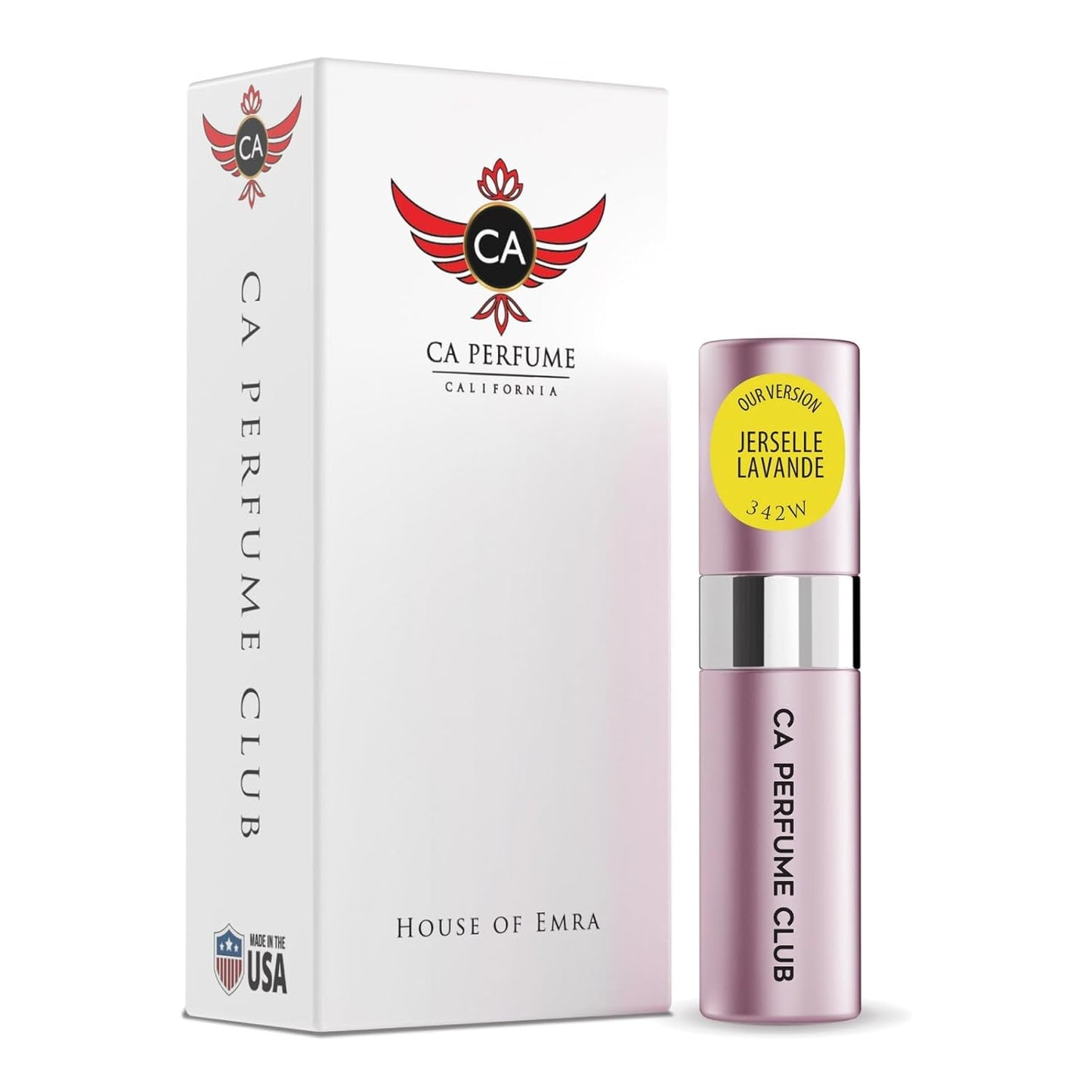 CA Perfume Impression of Jerselle Lavande for Women Floral Woody Musk Scent Long Lasting Perfumes for Women Eau De Parfum Travel Size Refillable Atomizer Spray 0.27 Fl Oz 8ml