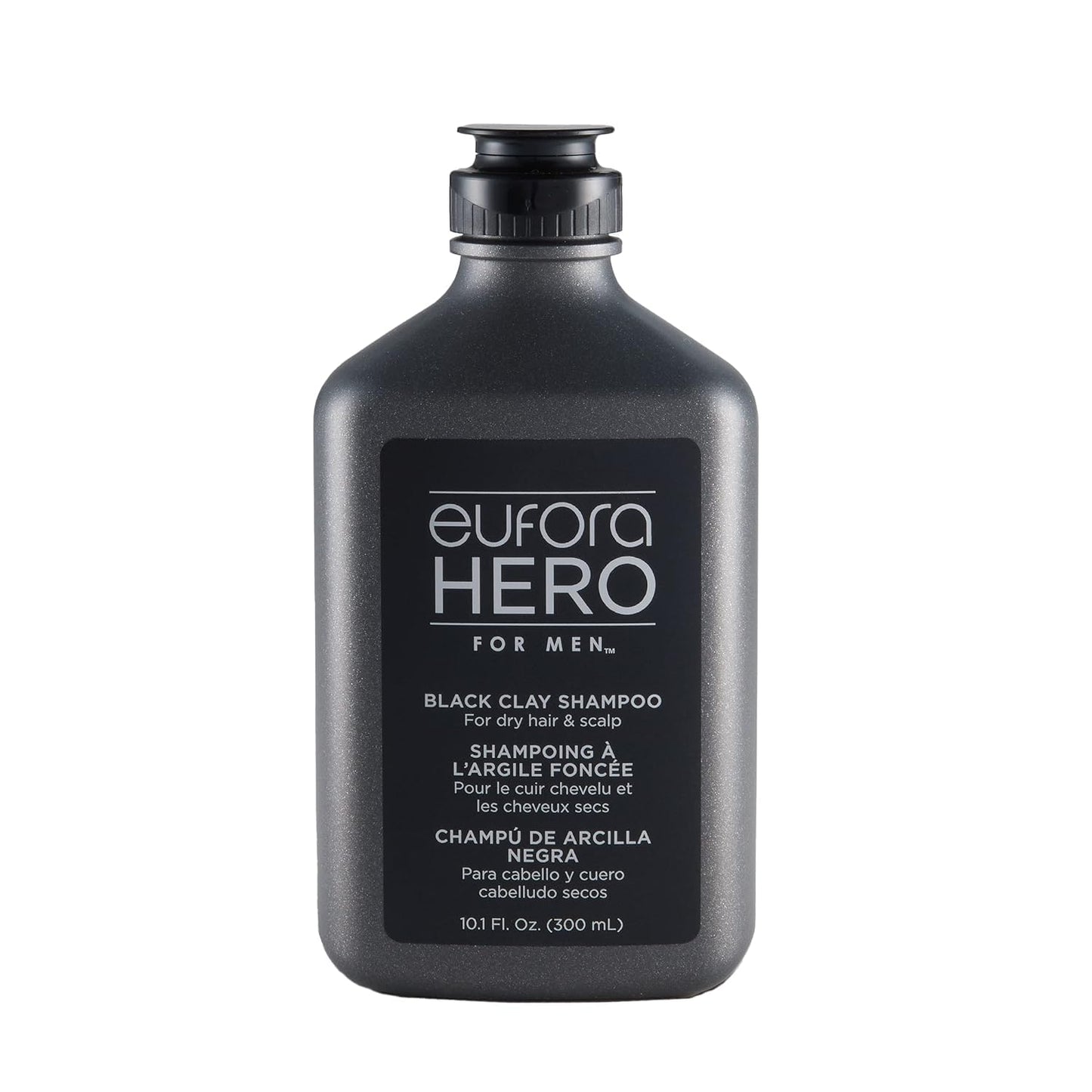 Eufora Hero For Men Black Clay Shampoo 10.1 oz