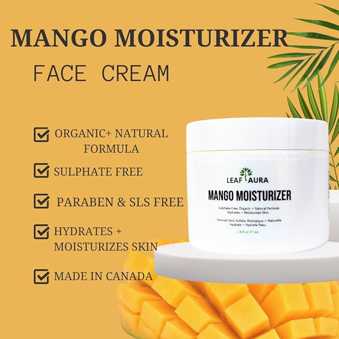 Skin Care Products Combo (5 Items) - Comes With Charcoal Cleanser, Grapefruit Cleanser, Vitamin C Serum, Hyaluronic Acid, Mango Moisturizer- Made with Natural + Organic Formula