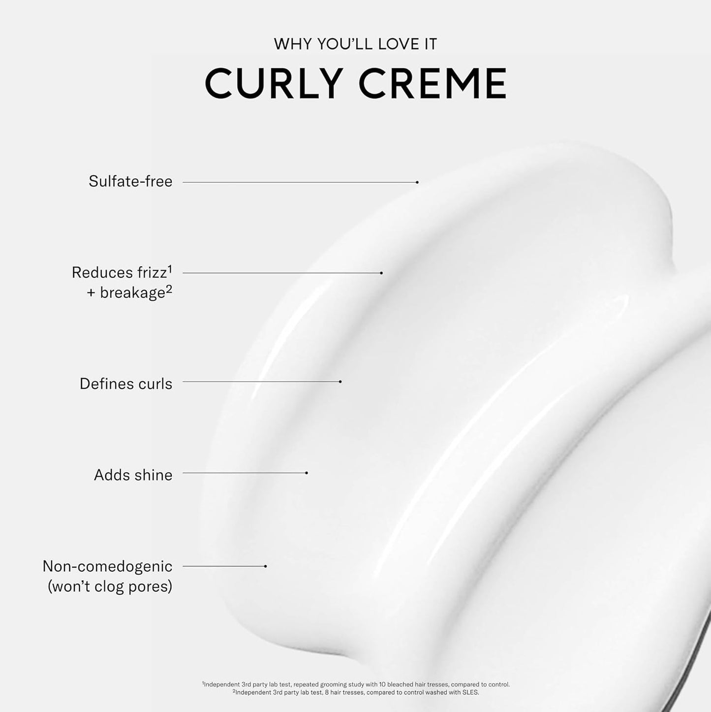 SEEN Curly Creme - Scented - Non-Comedogenic & Curl Defining Styling Hair Cream- Reduces Frizz- Heat Protectant- Safe for Sensitive Skin