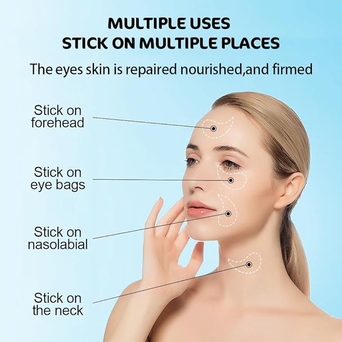 AMY'S DIARY Eye Mask Under Eye Patches (30 Pairs)- Puffy Eyes & Dark Circles Treatments,Reduce Under Eye Bags and Smooth Wrinkles,Eye Skin Care Pads With Collagen (Blueberry Extract)