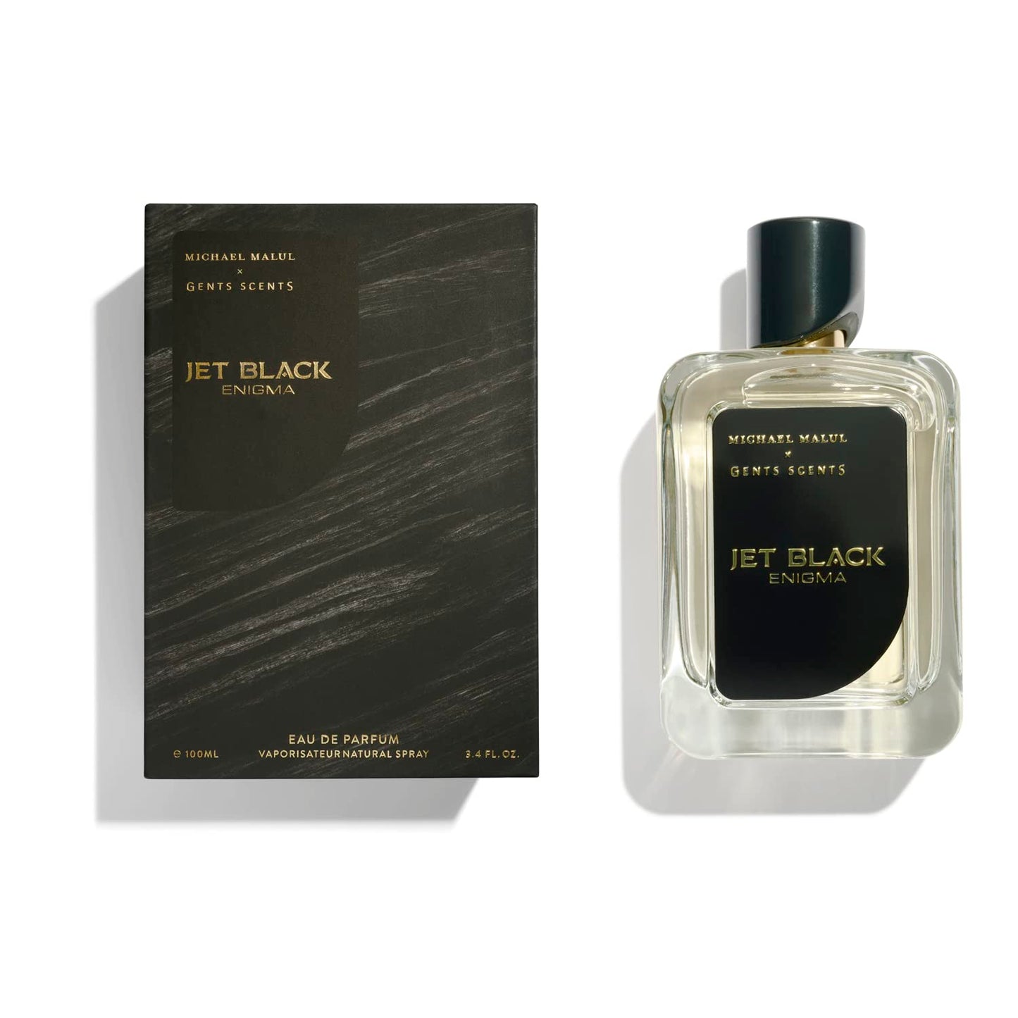 Michael Malul Jet Black Enigma Eau de Parfum for Men - 100ml | 3.4oz