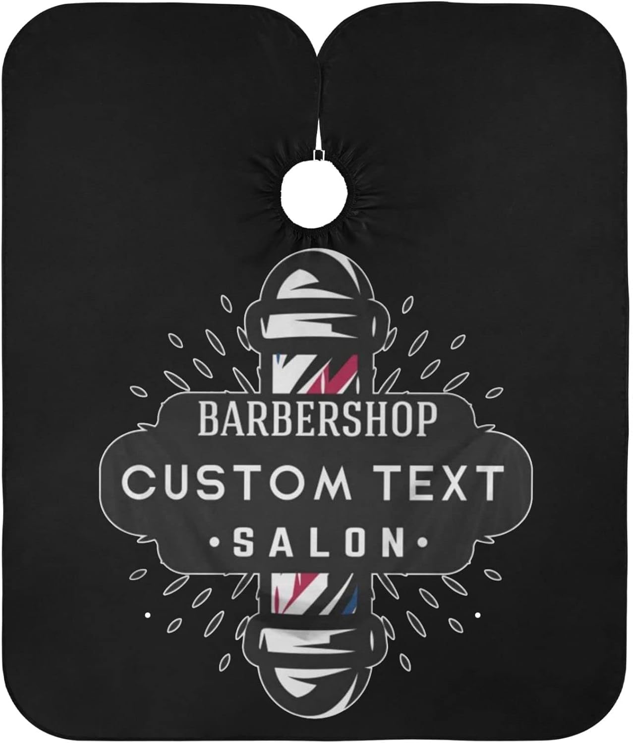 visesunny Professional Barber Cape Polyester Hair Cutting Salon Cape Apron Anti-Static Beard Bib Grooming Apron