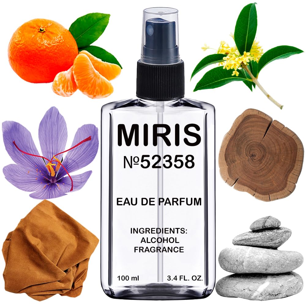 MIRIS No. 52358, Inspired by Ganymede, Long-Lasting Unisex Eau de Parfum for Women & Men, Spray 3.4 Fl Oz / 100 ml