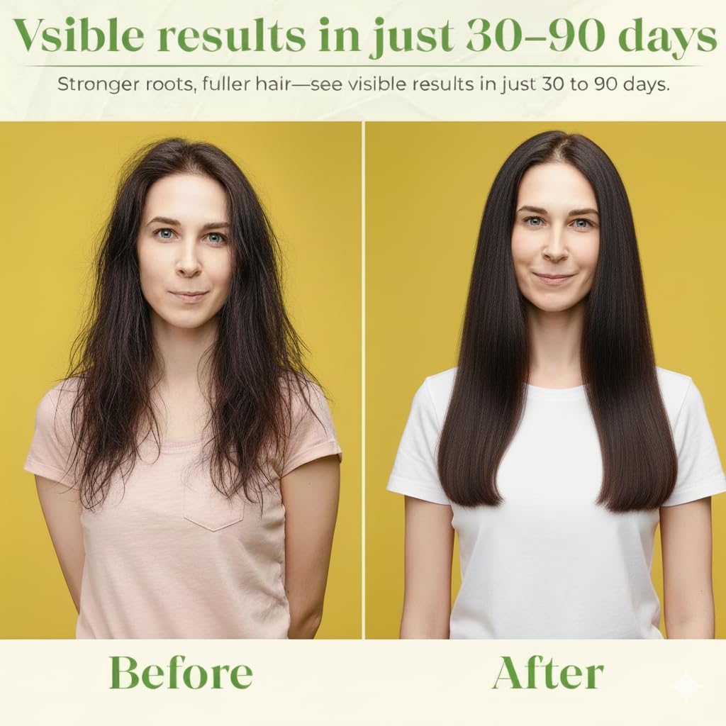 Scalp Hair Growth Serum -Thicker and Fuller Looking Hair - Paraben Smell Free- Nourishing Formula with Rosemary Biotin Caffeine Red Clover Hair Regrowth Treatment for Women Men - 1 Fl.Oz